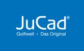 Logo_JuCad_Golfwelt_Das Original_weiße_Schrift_blauer_Hintergrund
